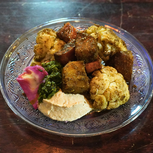 Geroosterde Dukkah groenten