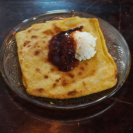 Durum pannenkoekje (Msemmen)