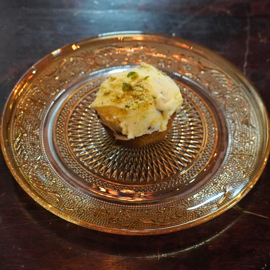 Pistache amandel taartje