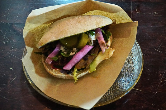 Pita knolselderij shawarma